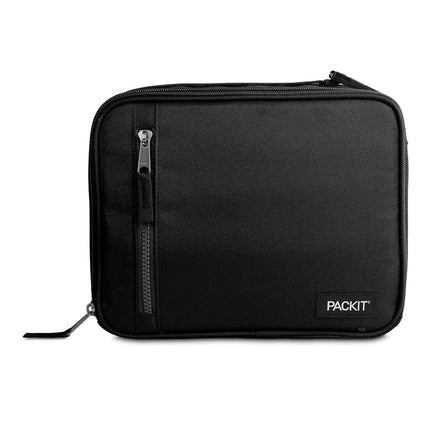 PackIt Freezable Classic Lunch Box, Black, Built w