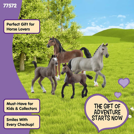 SCHLEICH Horse Club 4-Piece Horse Collector Horse Toys & Horse Gifts for Girls Ages 5+