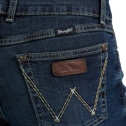 Wrangler Women's Retro Mae Mid Rise Wide Leg Trouser Jean