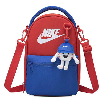 Zip Pull Lunch Bag with Keychain, University Red, 