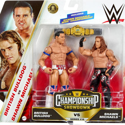 WWE Action Figure - Championship Showdown Series #16 - British Bulldog vs Shawn Michaels