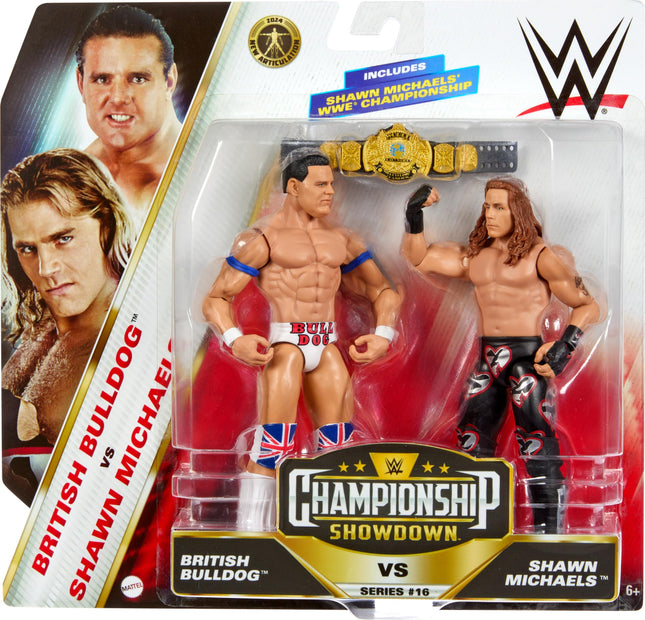 WWE Action Figure - Championship Showdown Series #16 - British Bulldog vs Shawn Michaels