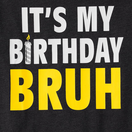 The Children's Place Boys' Assorted Everday Short Sleeve Graphic T-Shirts,multipacks, Bday Bruh/Me Sus Never 2-Pack, Small