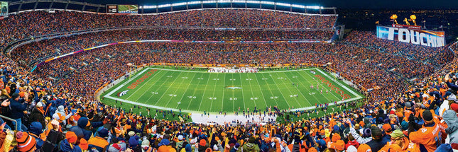 Master Pieces NFL Denver Broncos Panoramic Stadium Puzzle (1000-Piece)