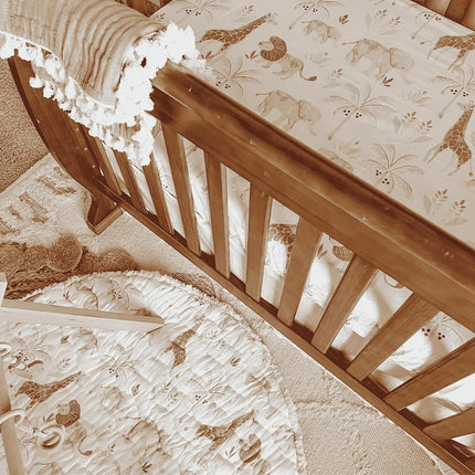 Crane Baby Kendi Collection, Crib Sheet, Animal