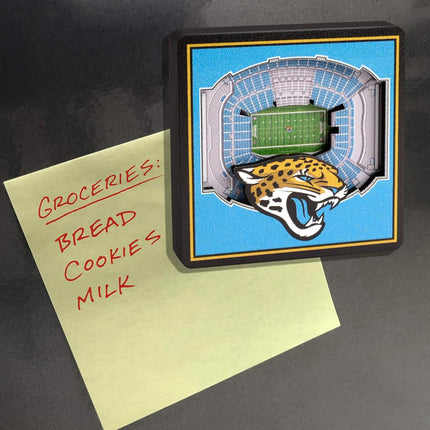 YouTheFan NFL Jacksonville Jaguars 3D StadiumView Magnets - TIAA Bank Field