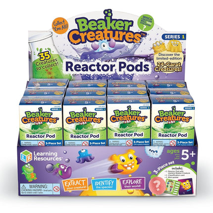 Learning Resources LER3818 Beaker Creatures Set of 24 Single POD