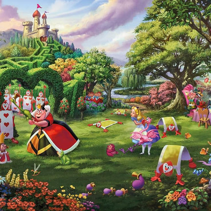 Ceaco - Thomas Kinkade - Disney - Queen of Hearts - 1000 Piece Jigsaw Puzzle