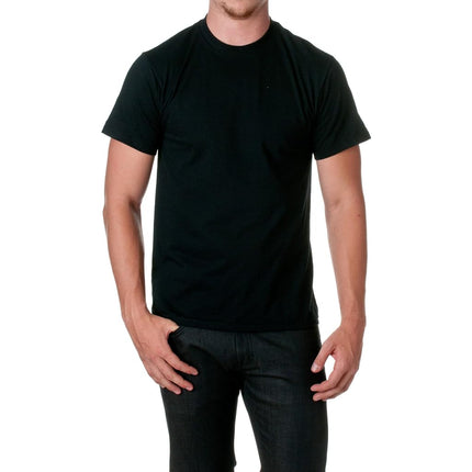 Fruit of The Loom Mens HD Cotton Short Sleeve Crew T-Shirt, M, Black