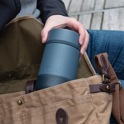 THERMOS ALTA Series by Stainless Steel Food Jar, 18 Ounce, Slate