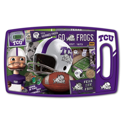 YouTheFan NCAA TCU Horned Frogs Planche à découper Série Rétro