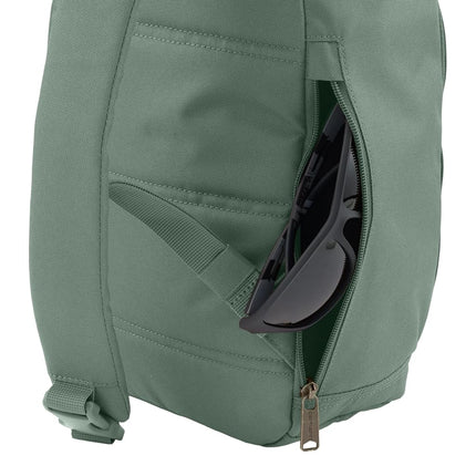Carhartt Durable Sling Bag, Crossbody Backpack with Side Release Buckle, Tablet Sleeve and Adjustable Strap, Greenslate, 10L