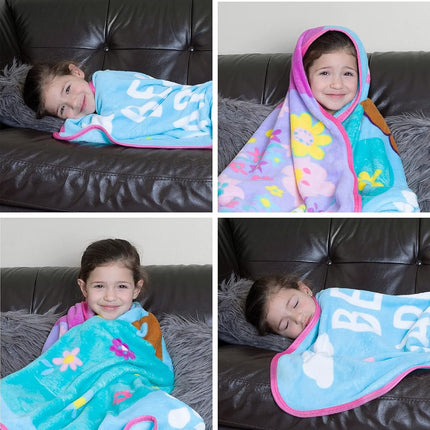 Manta de microfibra ultrasuave para niños Franco, 117 cm x 152 cm, La Patrulla Canina Skye Niñas
