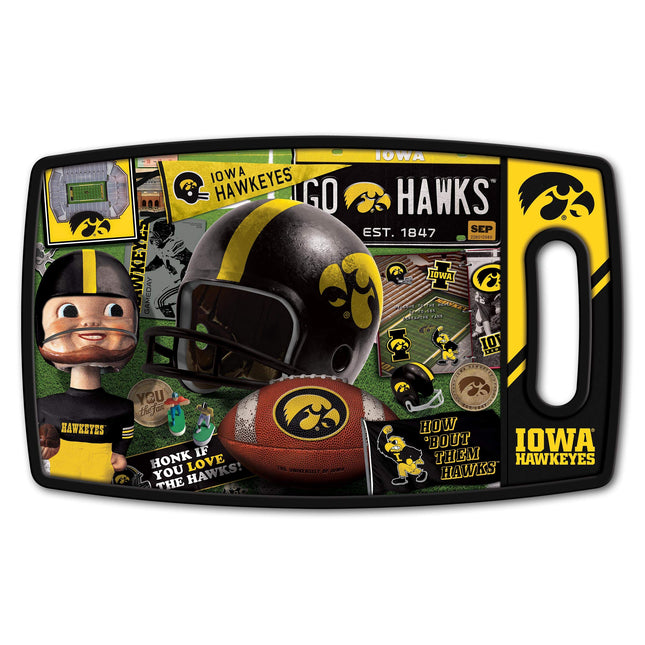YouTheFan NCAA Iowa Hawkeyes Retro Series Cutting 