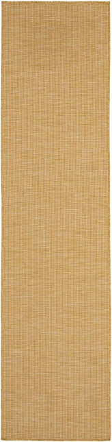 Nourison Positano Indoor/Outdoor Yellow 2'2" x 8' Area Rug, Easy Cleaning, Non Shedding, Bed Room, Living Room, Dining Room, Backyard, Deck, Patio (2x8)