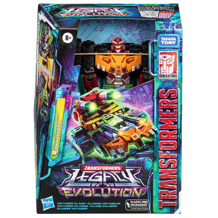Transformers Legacy Evolution Voyager Class Figura de acción de Bludgeon del Universo de Cómics de 18 cm para niños y niñas de 8 años en adelante