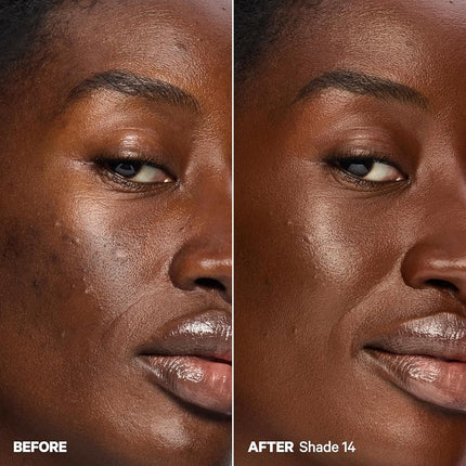 Milk Makeup Hydro Grip Hydrating Gel Skin Tint – 12HR Lightweight Buildable Coverage with Hyaluronic Acid for Natural Dewy Finish – Non-Comedogenic – 14 Very Deep w/Neutral to Cool Undertones, 1oz