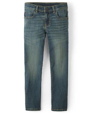 The Children's Place Big Boys' Straight Leg Denim 