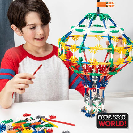 K'NEX | Imaginative Building Set 70+ Model | Educational Toys for Kids, 705 Piece STEM Learning Kit, Fun and Building Construction Toys, Suitable for Kids Aged 7+ | Basic Fun 13419