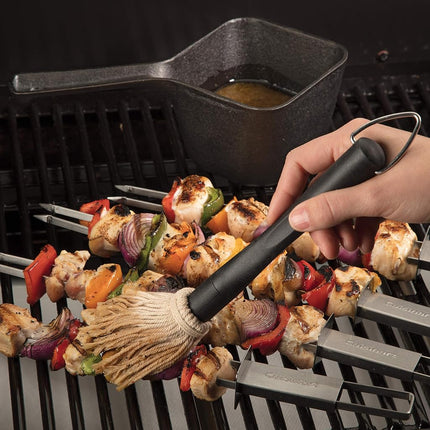 Cuisinart CBP-300 Cast Iron Basting Pot and Brush-for Grilling