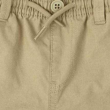 The Children's Place Baby Boys' and Toddler Pull on Slim Cargo Pants, Flax Single, 18-24 Months