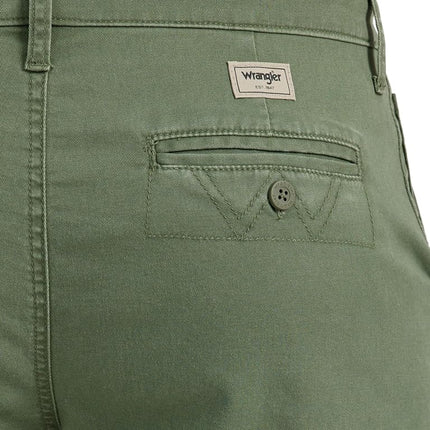 Wrangler Authentics Men's Authentics Flat Front Short Casual, Fourleaf Clover, 33W x 7L