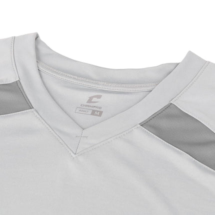 CHAMPRO Women's Check Fastpitch Softball Jersey, White, Silver, XX-Large