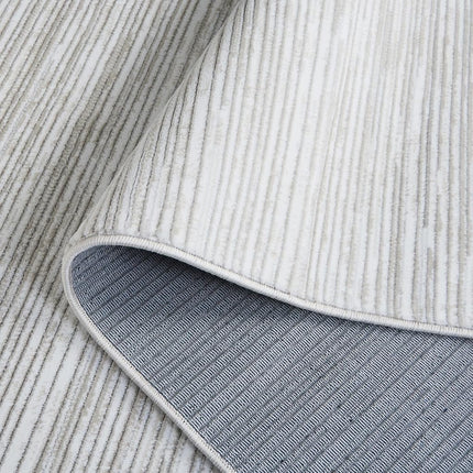 SAFAVIEH Vision Collection VSN606K Modern Contemporary Ombre Tonal Chic Non-Shedding Indoor Throw Rug, Entryway Living Room Foyer Bedroom Accent, 2' x 3', Ivory Grey