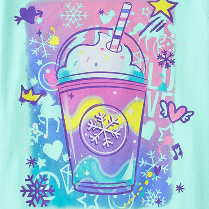 The Children's Place Baby Girls' Assorted Everyday Long Sleeve Graphic T-Shirts,multipacks, Drink/Butterfly Dream 2-Pack, X-Small