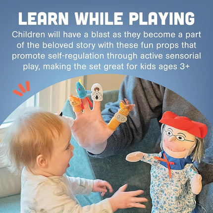 There was an Old Lady Who. Puppet Set