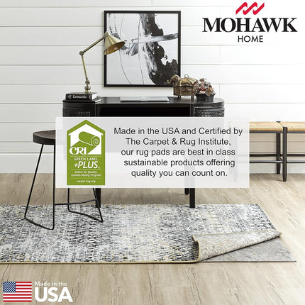 Mohawk Home 5ft x 7ft Non Slip Felt Latex Carpet Underlay 1.5 x 2.1 m, 1/4" Thick, Safe for Hardwood Floors and All Surfaces