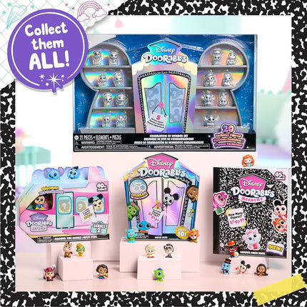 Disney Doorables Academy Surprise Locker 3 Pack, Collectible Figure Set, Styles May Vary, Kids Toys for Ages 5 Up by Just Play