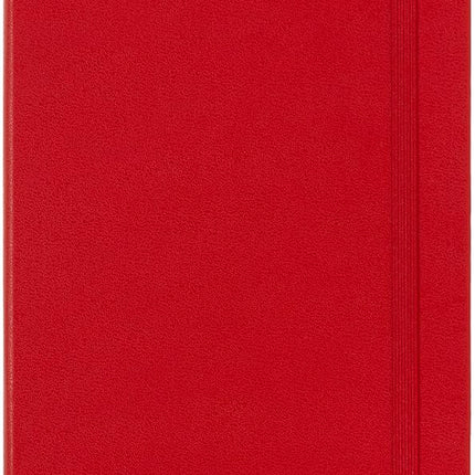 Moleskine Weekly Planner 2023-2024, 18-Month Agenda, Academic Diary, Weekly diary with Hard Cover, Large Format 13 x 21 cm, Colour Scarlet Red