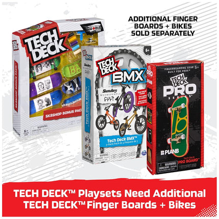 Tech Deck Neon Mega Park X-Connect Creator Skatepark Ramp Set