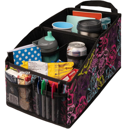 Lusso Gear Car Seat Organizer for Front or Backseat Great for Adults & Kids Featuring 8 Storage Compartments for Toys, Magazines, Tissues, Maps, Books, Documents, Games & More
