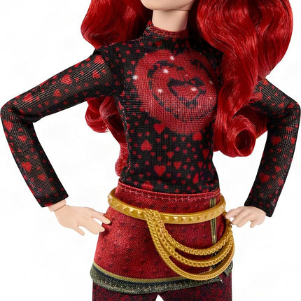 Mattel Disney Descendants: Wicked Wonderland Fashion Doll 2-Pack, Red & Max with Movie-Inspired Clothing, Cat Animal Friend & Pocketwatch Accessory (Amazon Exclusive)