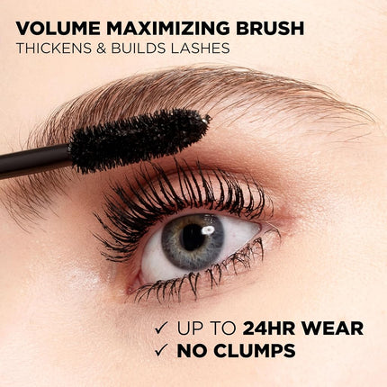 L'Oreal Paris Makeup Voluminous Original Volume Building Mascara, Blackest Black, 0.28 fl; Oz, 1 Count
