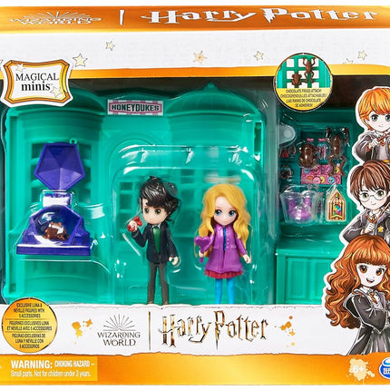 Wizarding World Harry Potter, Magical Minis Honeydukes Sweet Shop with 2 Exclusive Figures and 5 Accessories, Kids’ Toys for Ages 6 and up