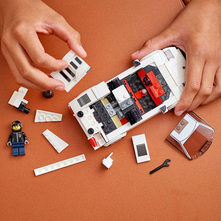 LEGO Speed Champions Lamborghini Countach 76908 Building Kit Age 8+ Includes a Driver Minifigure with Helmet and Wrench (262 Pieces)
