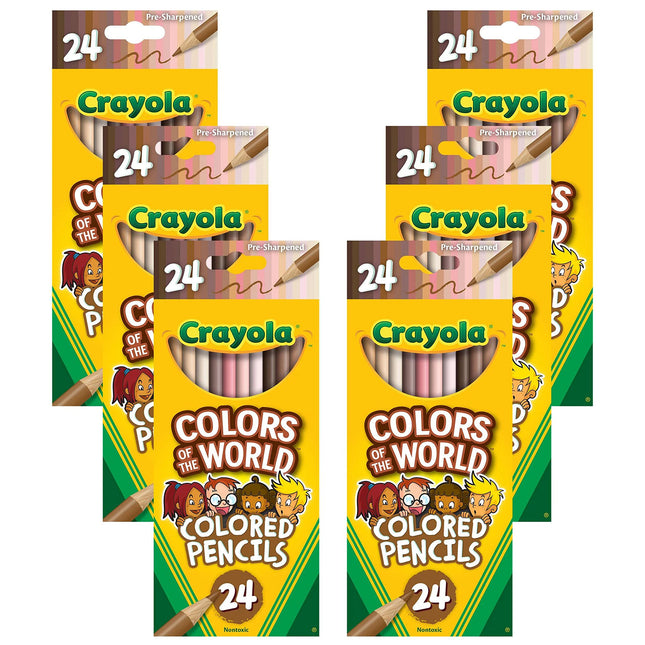 Crayola Colors of the World Bulk Colored Pencil Se