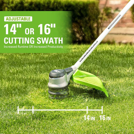 Greenworks 80V 16-Inch Brushless String Trimmer (Gen 2), Battery and Charger Not Included
