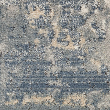 Nourison Concerto Abstract Grey/Beige 5'3" x 7'3" Area -Rug, Easy -Cleaning, Non Shedding, Bed Room, Living Room, Dining Room, Kitchen (5x7)