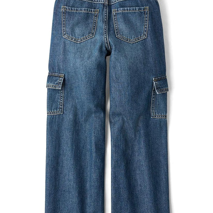 The Children's Place Jean large en denim pour fille, Connie Wash Cargo, 5