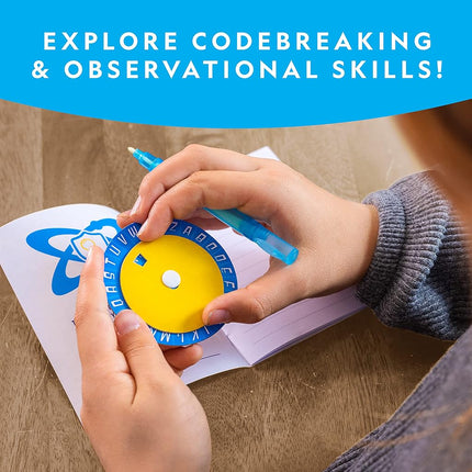 Kit scientifique d'espionnage National Geographic Blue Marble - Kit d'activités de détective pour enfants avec 10 missions secrètes et gadgets d'espionnage