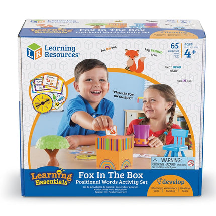 Learning Resources Fox in the Box, Ages 3+, Positional Words Game, Develops Vocabulary, Rhyming and Directional Skills