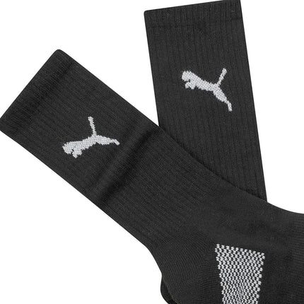 PUMA Men's 6 Pack Crew running socks, Black/Grey Combo, 44847 UK