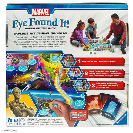 Ravensburger Marvel Eye Found It! Board Game for Boys and Girls Ages 4 and Up - A Fun Family Game