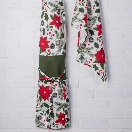 DII Christmas Collection Chef Apron, One Size, Woodland Holiday