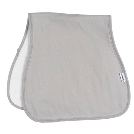 Gerber Baby Unisex Burp Cloths 5-Pack, White Black, Size 10.5" x 21"