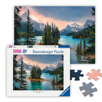 Ravensburger Maligne Lake Iconic Canada 1000 Piece Jigsaw Puzzle for Adults and Kids Age 12 Years Up [Amazon Exclusive]